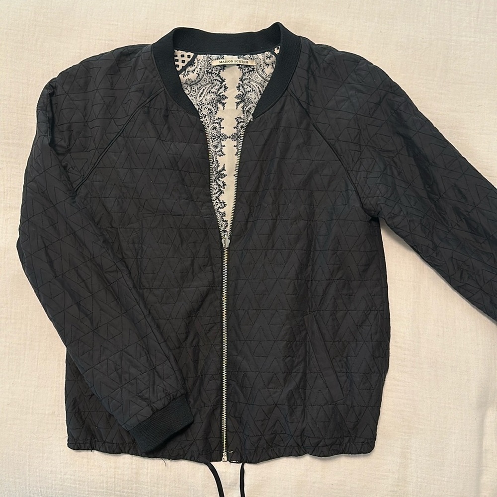 Scotch and soda, reversible bomber jacket